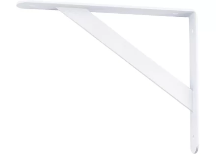 Кронштейн усиленный 500х350х30х4 мм белый СИБРТЕХ 94048 купить в Ижевске