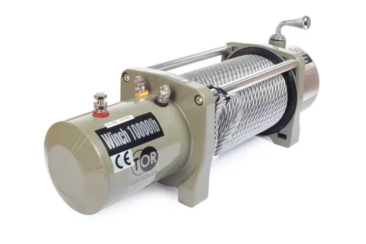 Лебедка автомобильная TOR ЛА S10000 г/п 4536 кг 28 м 12V 1141004 купить в Ижевске