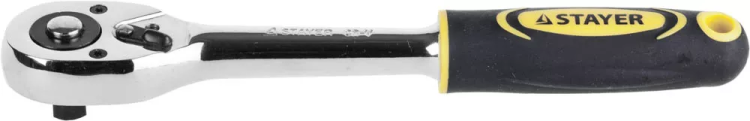 Трещотка для торцовых головок STAYER "PROFI", Сr-V сталь, 45 зубцов, 3/8" 27786-3/8 купить в Ижевске