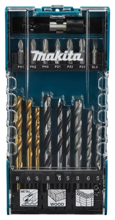 Набор сверл по металлу, дереву и бетону Makita D-74887 купить в Ижевске