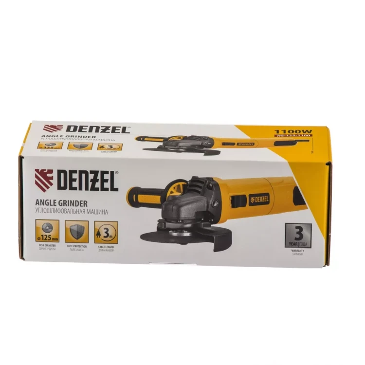 Угловая шлифмашина AG-125-1100 Denzel 26906 купить в Ижевске