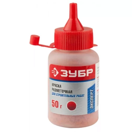 Краска ЗУБР разметочная для строительных работ, красная, 50г 4-06405-2_z01 купить в Ижевске