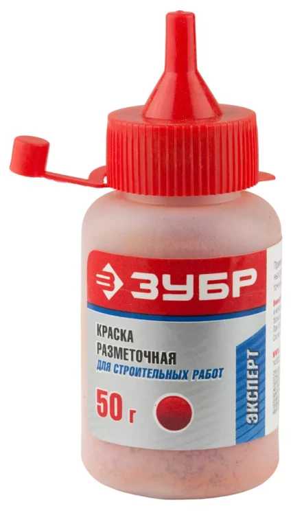 Краска ЗУБР разметочная для строительных работ, красная, 50г 4-06405-2_z01 купить в Ижевске