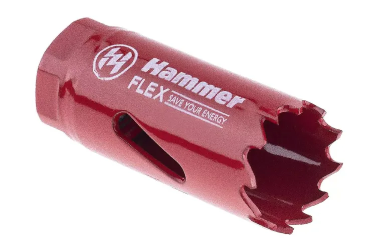 Коронка биметаллическая HAMMER Ф22х38мм 5/8" BiMETALL (224-003) купить в Ижевске