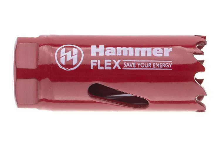 Коронка биметаллическая HAMMER Ф22х38мм 5/8" BiMETALL (224-003) купить в Ижевске