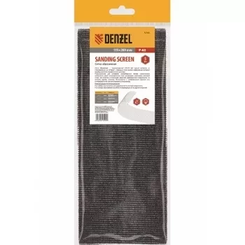 Сетка абразивная DENZEL P 320 115х280мм 5шт 75185 купить в Ижевске