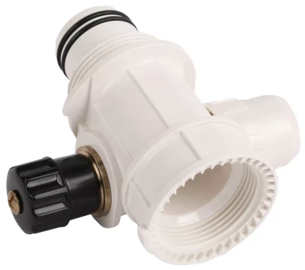 Коллектор ЗУБР &quot;ШиреФит&quot; сборный с вентилем&quot;внутренняя резьба - штуцер с гайкой - штуцер с гайкой&quot;, 26мм-16мм-26мм 51517-26-16-26 купить в Ижевске