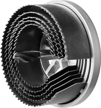 Пила сегментная наборная ЗУБР &quot;ЭКСПЕРТ&quot; по дереву, 5 полотен: 60-67-74-83-95х32 мм 29595-H5-32 купить в Ижевске