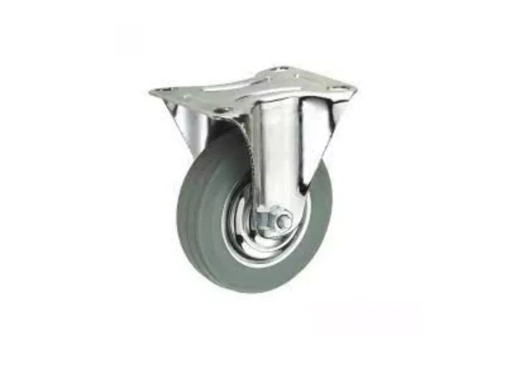 Колесо неповоротное серая резина FC 54 f 125 мм 1027208 купить в Ижевске
