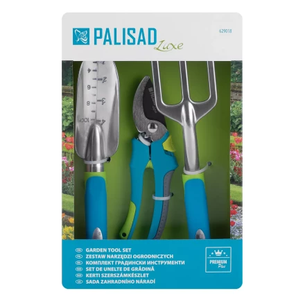 Набор садового инструмента с секатором Palisad 629018, алюминиевый цельнолитой, 3 предмета, LUXE купить в Ижевске
