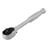 Ключ-трещотка 1/4" Gross 14050, CrV, 120 зубьев, цельнометаллический, хром купить в Ижевске
