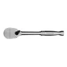 Ключ-трещотка 1/4" Gross 14050, CrV, 120 зубьев, цельнометаллический, хром купить в Ижевске