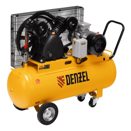 Компрессор воздушный рем. привод Denzel BCV 4000-T/100, 4,0 кВт, 100 литров, 690 л/мин купить в Ижевске