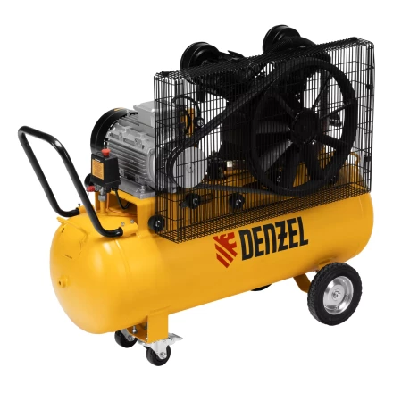 Компрессор воздушный рем. привод Denzel BCV 4000-T/100, 4,0 кВт, 100 литров, 690 л/мин купить в Ижевске