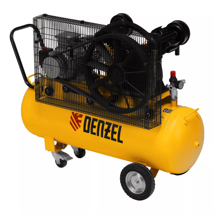 Компрессор воздушный рем. привод Denzel BCV 4000-T/100, 4,0 кВт, 100 литров, 690 л/мин купить в Ижевске