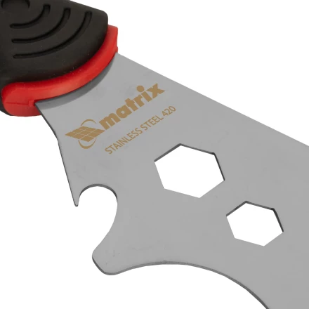 Шпатель-скребок многофункциональный 9 в 1 Matrix, нержавеющая сталь, 2-компонентная рукоятка, 85558 купить в Ижевске