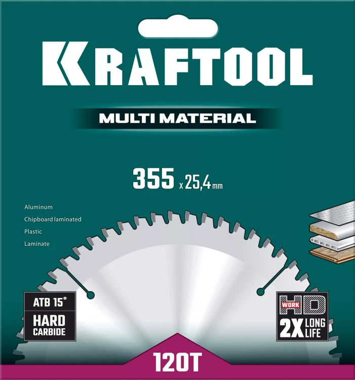 Диск пильный Multi Material, повышенный ресурс 36953-355-25.4 купить в Ижевске