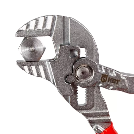 Клещи переставные — гаечный ключ КВТ 180 мм с кнопочной самофиксацией (82147) купить в Ижевске