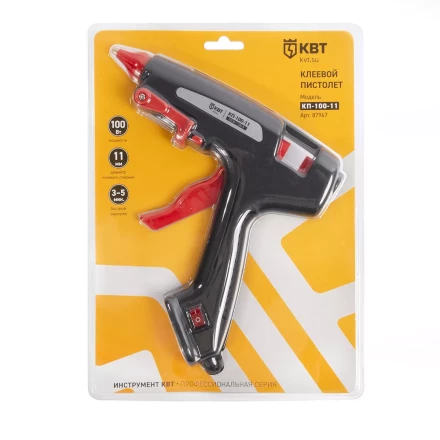 Пистолет клеевой КВТ КП-100-11 100 Вт,  стержня 11 мм (87967) купить в Ижевске