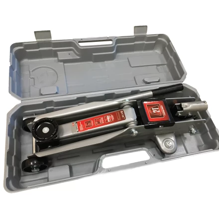 Домкрат гидравлический подкатной 2 т h подъема 135–385 мм в пласт. кейсе  MATRIX MASTER 51028 купить в Ижевске