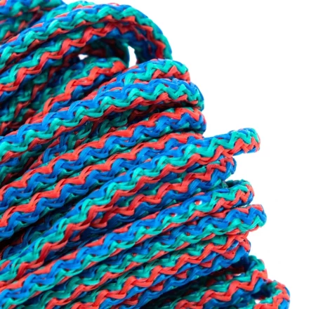 Шнур бельевой полипропиленовый с сердечником, 5 мм L 25 м, цветной, Home Palisad 937145 купить в Ижевске