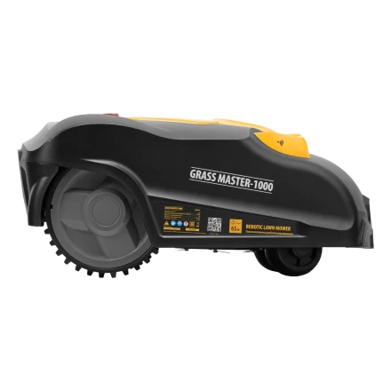 Робот-газонокосилка Grass Master 1000, ультразвуковой датчик, 3 Ач, LCD дисплей, Wi-Fi // Denzel купить в Ижевске