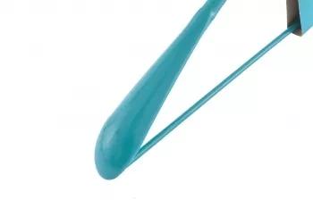 Вешалка метал для верхней одежды с прорезиненным противоскользящим покрытием 45 см бирюзовая ELFE 92926 купить в Ижевске