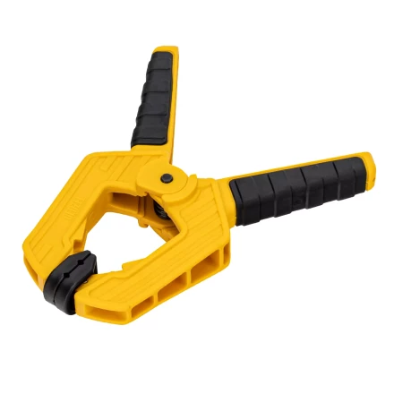 Струбцина клещеобразная Denzel, усиленная 80 х 60 мм, двухкомпонентные рукоятки, 20797 купить в Ижевске