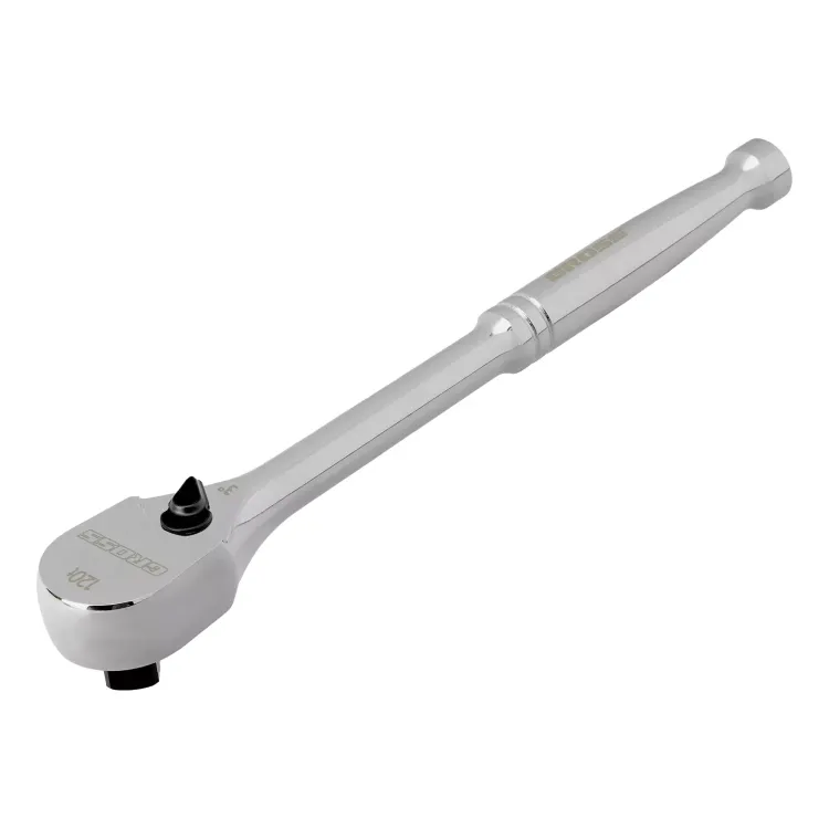 Ключ-трещотка 3/8" Gross 14051, CrV, 120 зубьев, цельнометаллический, хром купить в Ижевске