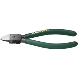 Бокорезы KRAFTOOL "KRAFT-MINI", для пластика и меди, обливные рукоятки, особочистый рез заподлицо, 150мм 220017-8-15