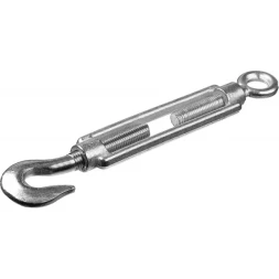 Талреп DIN 1480, крюк-кольцо, оцинкованный, М6, 15 шт, STAYER Master 30515-06 30515-06