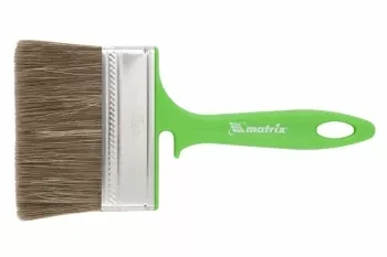 Кисть флейцевая "РАБОТЫ ПО ДЕРЕВУ" 100*12 мм  MATRIX Color Line 83376