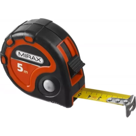 Рулетка MIRAX, 3 стопора, двухкомпонентный пластиковый корпус, 5мх25мм 34013-05-25 купить в Ижевске
