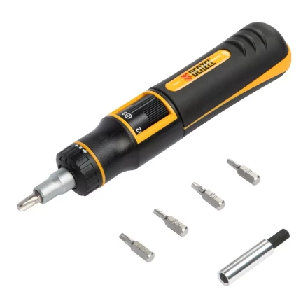 Отвертка реверсивная с револьверным механизмом Denzel 7711601, 11 шт, сталь S2 купить в Ижевске