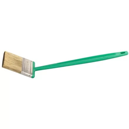 Кисть плоская ЗУБР ЭКСПЕРТ удлиненн 2в1 БСГ-62 быстросъем голова с перем углом, тип АКВА искусств щет, пласт ручка, 50мм 4-01062-050 купить в Ижевске