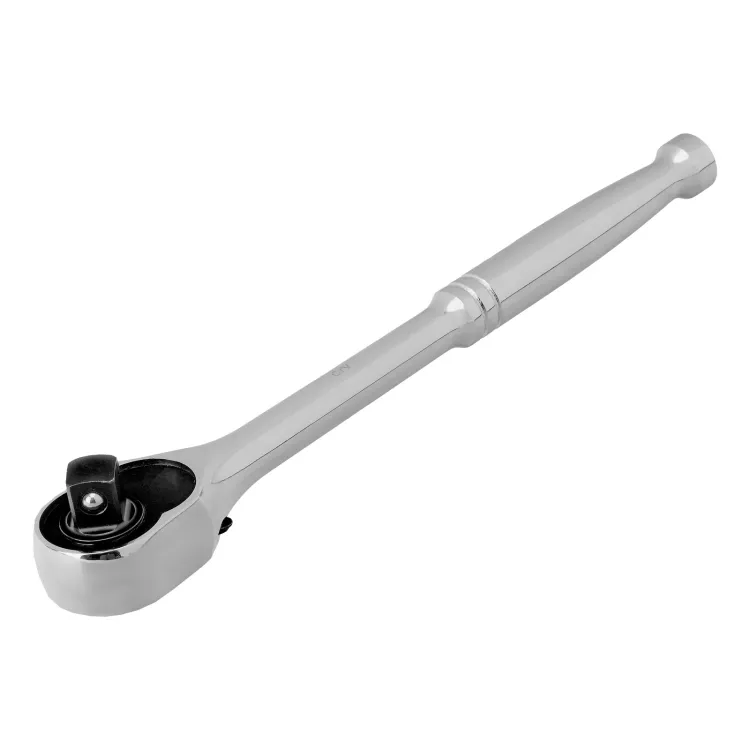Ключ-трещотка 1/2" Gross 14052, CrV, 120 зубьев, цельнометаллический, хром купить в Ижевске