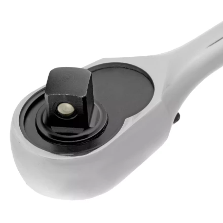 Ключ-трещотка 1/2&quot; Gross 14052, CrV, 120 зубьев, цельнометаллический, хром купить в Ижевске