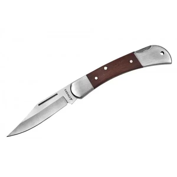 Нож STAYER складной с деревянными вставками, средний 47620-1_z01 купить в Ижевске