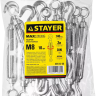 Талреп DIN 1480, крюк-кольцо, оцинкованный, М8, 10 шт, STAYER Master 30515-08 30515-08 купить в Ижевске
