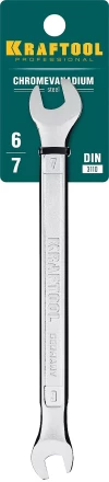 Ключи гаечные рожковые KRAFTOOL, Cr-V, DIN 3110 27033-06-07 купить в Ижевске