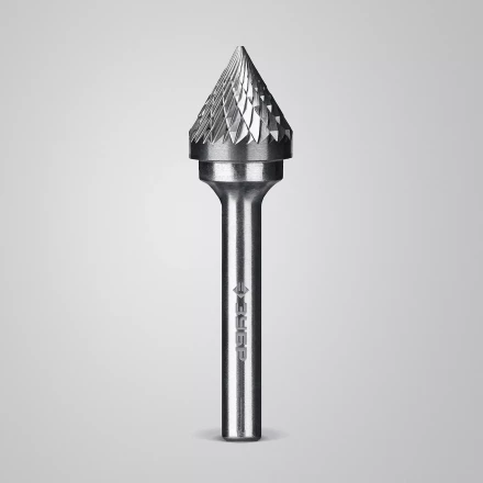 Зубр Твердосплавная борфреза J - зенкер с вершиной 60°, 16 х 14 мм (28808-16-14) купить в Ижевске