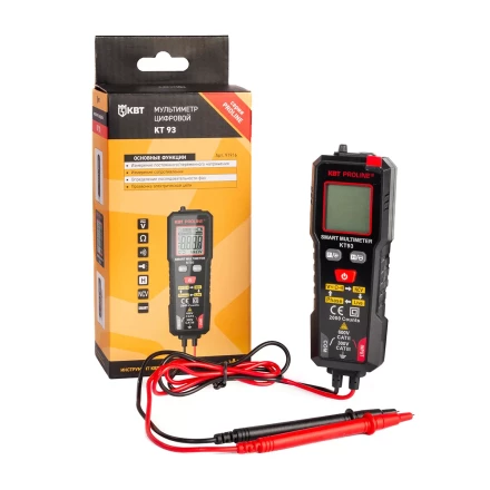 Мультиметр цифровой КВТ SMART KT 93 с True RMS (91916) купить в Ижевске