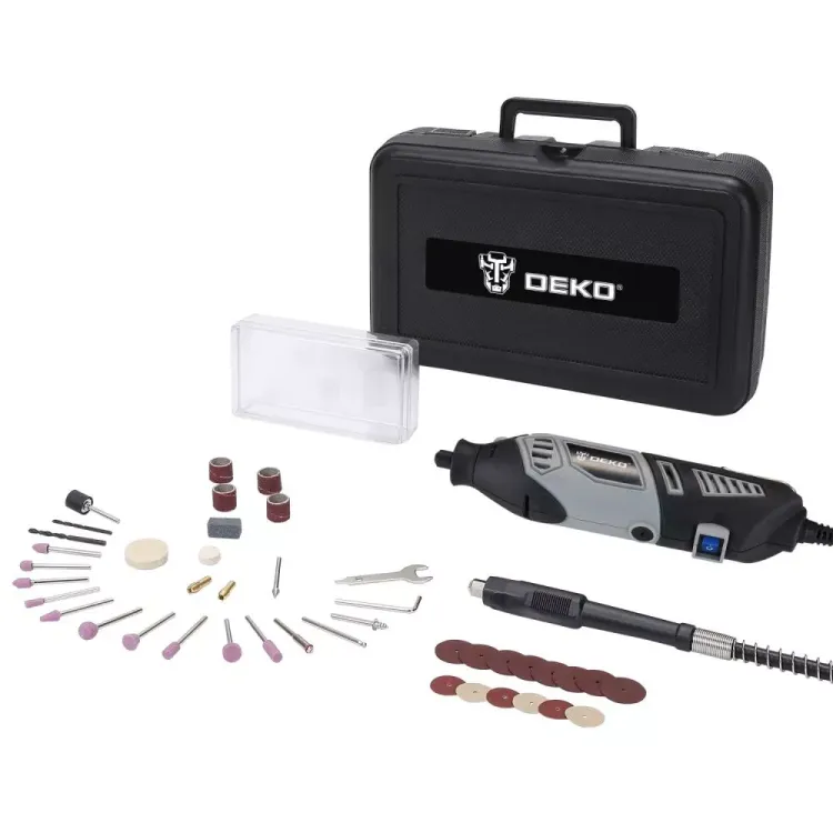 Гравер электрический цифровой DKRT350E-LCD 43 tools + case DEKO, 063-1413 купить в Ижевске