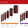 ЗУБР набор 6 шт: 13, 19, 26, 38, 51, 76 мм, высота 115 мм, Р80, втулки шлифовальные для станка СШО-500 МАСТЕР (35649-H6-80) купить в Ижевске