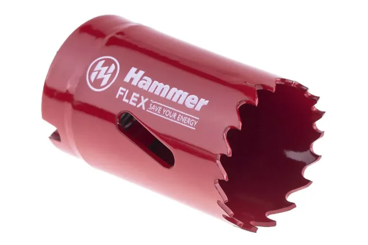 Коронка биметаллическая HAMMER Ф32х38мм 5/8" BiMETALL (224-006) купить в Ижевске