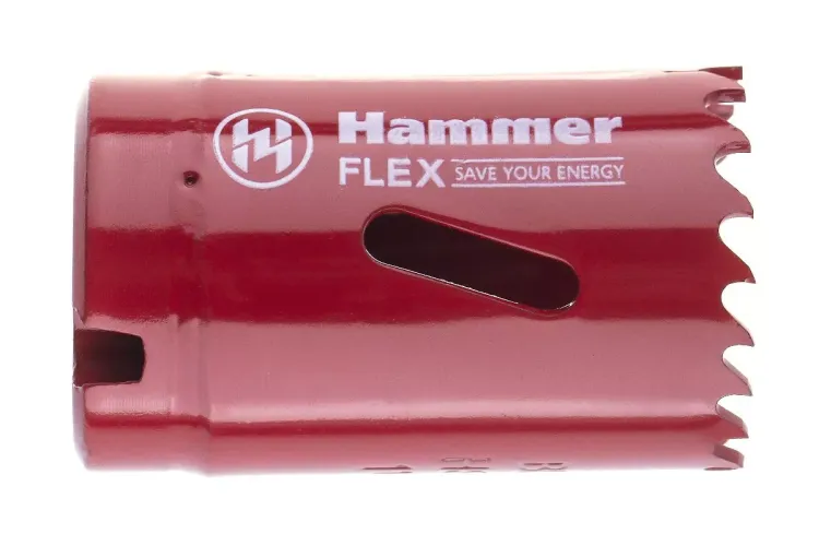 Коронка биметаллическая HAMMER Ф32х38мм 5/8" BiMETALL (224-006) купить в Ижевске