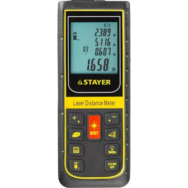 Дальномер PRO-Control лазерный, дальность 100м, точность 2мм, STAYER Professional 34959 34959 купить в Ижевске