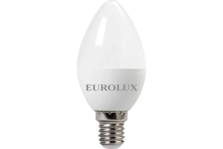 Лампа светодиодная EUROLUX LL-E-C37-7W-230-2,7K-E14 76/2/7 купить в Ижевске