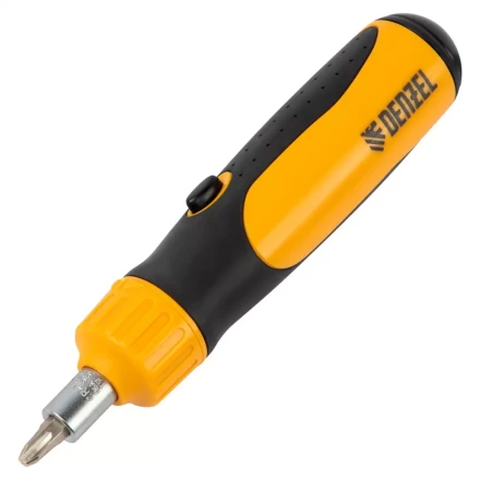 Отвертка реверсивная Denzel 7711611, механизм SmartPush 12 шт, S2 купить в Ижевске