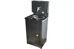 Умывальник дачный "Комфорт" ВИХРЬ с подогревом, нержавейка, серебро 74/4/8